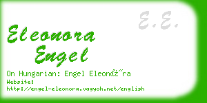 eleonora engel business card
